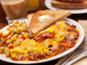 BACON & CHEESE OMELETTE