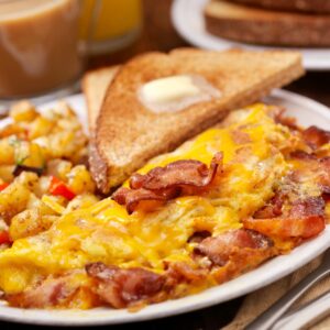 BACON & CHEESE OMELETTE