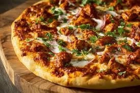 Chicken tikka masala pizza