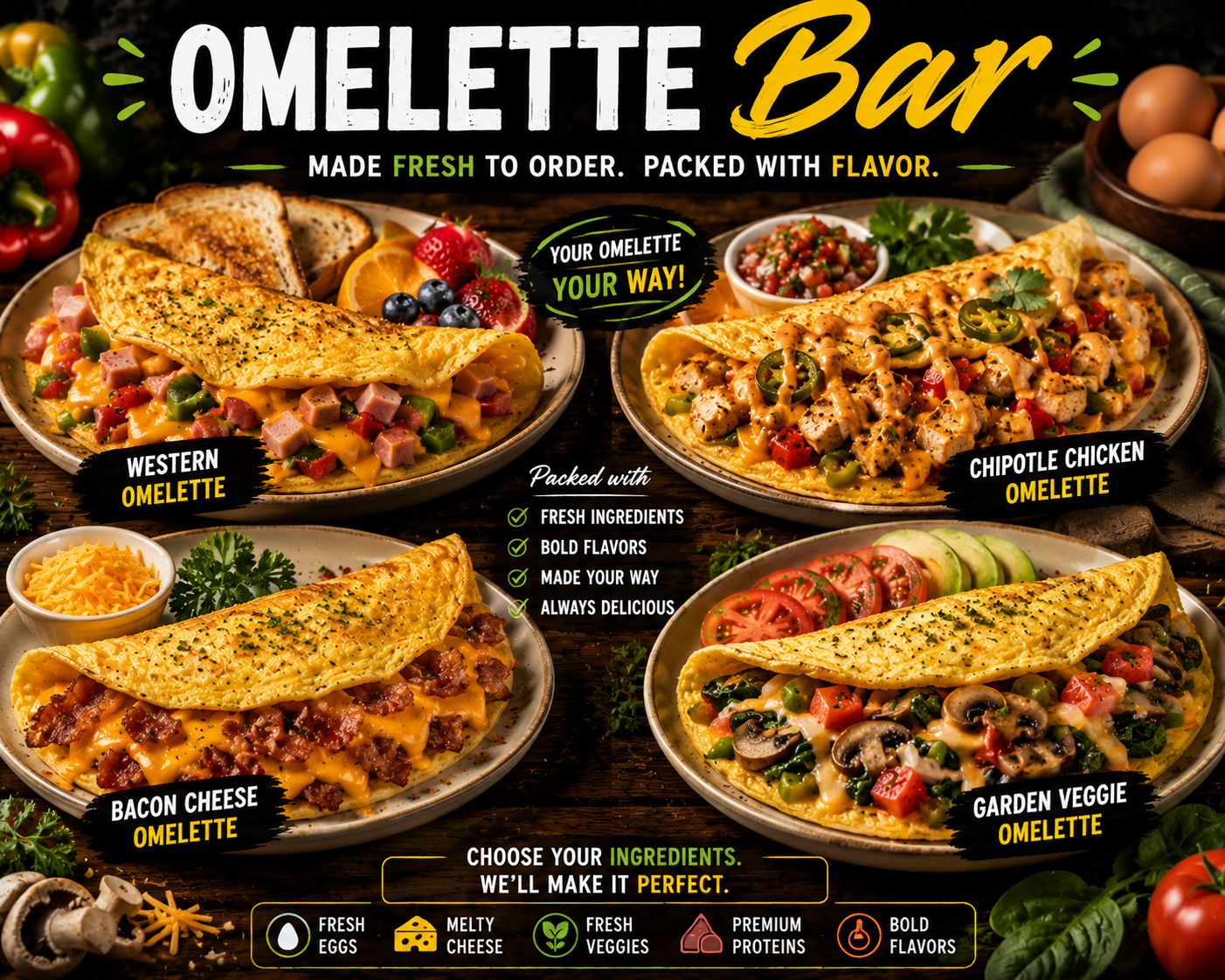 OMELETTE BAR
