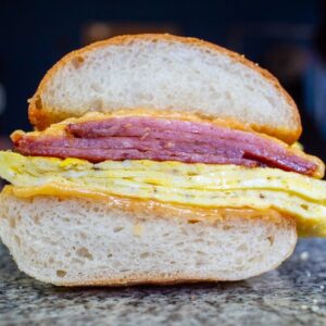 PORK ROLL EGG & CHEESE